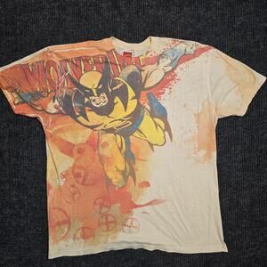 2009 Marval Comics Wolverine All Over Print Tee. Mens 2XL